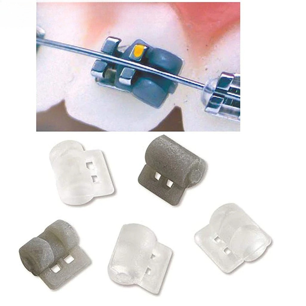 20Pcs/Pack Dental Orthodontic Rotary Pads Rotation Elastics Rubber Bands Torque Wedges Flexibility Ligature Ties Tools