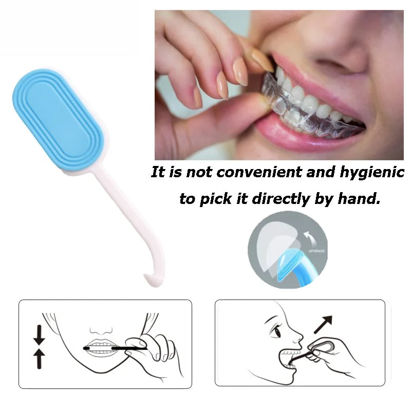 Dental Orthodontic Braces Removal Plastic Hook Brackets Extractor 2-in-1 Aligner Chewies Hand Held Oral Care Dentistry Products