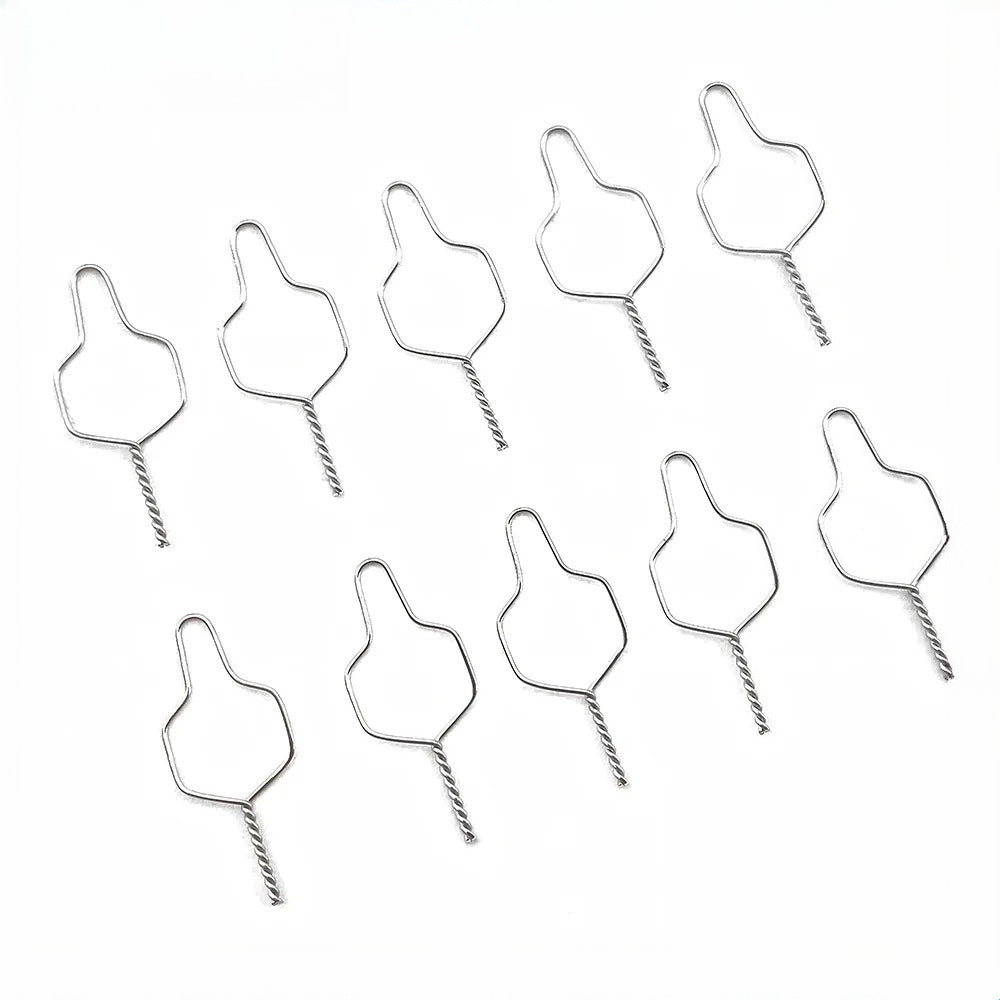 Dental Orthodontic Kobayashi Wire  0.010/0.012 Mm For Teeth Braces Archwire Stainless Steel Dentistry Materials 100Pcs