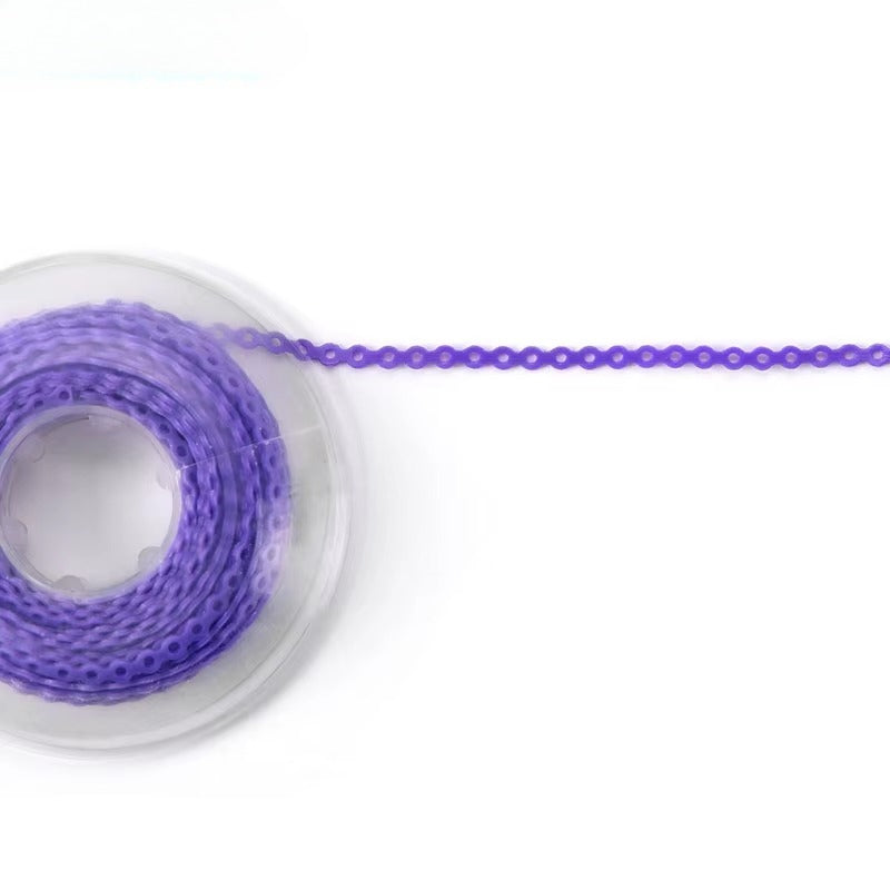 15Feet/ Pcs Dental Orthodontic Spool Elastic Rubber Band Power Chains Tie High Strength Ultra Power Chains