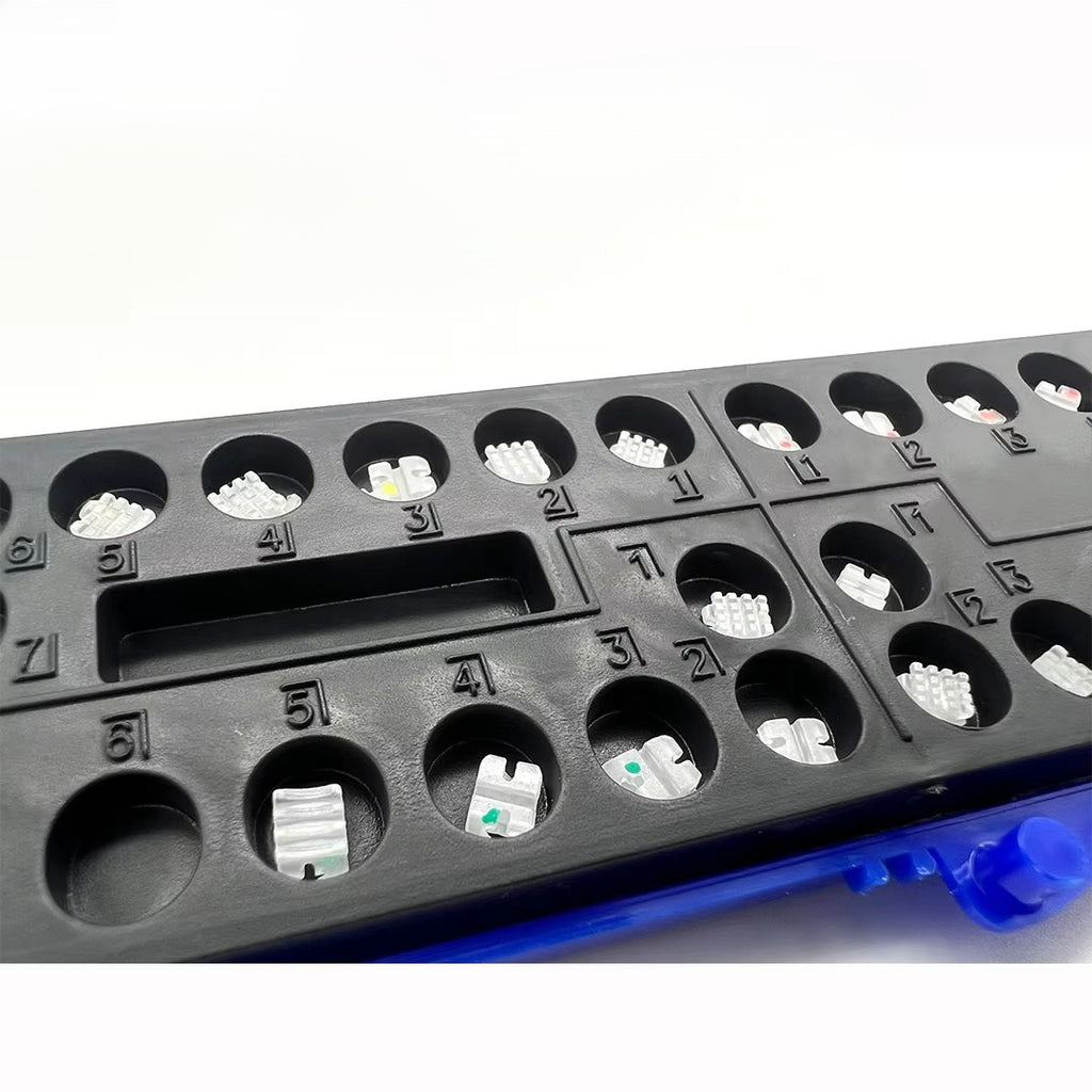 Orthodontic Ceramic Brackets Flexible MBT Roth Mini Standard 022 018 Ortho Metal Brackets 345 with Hooks