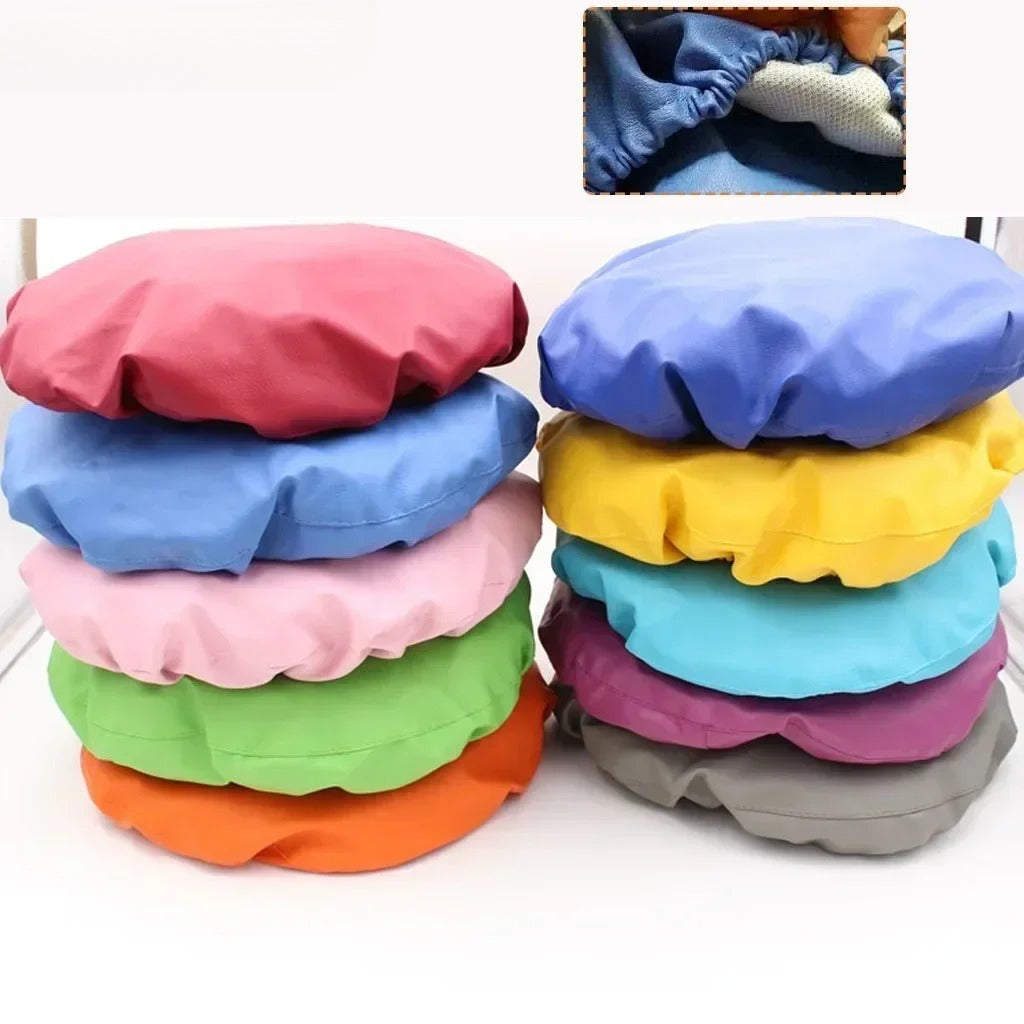 4Pcs/Set  Dental PU Leather Unit Dental Chair Seat Cover Chair Cover Elastic Waterproof Thicken Protective Case Protector