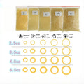 5000PCS Dental Orthodontic Elastic Rubber Bands Latex Teeth Braces Ortho Tool Dentist Ligature Ring 2.5 3.5 4.5 5 6.5OZ Force