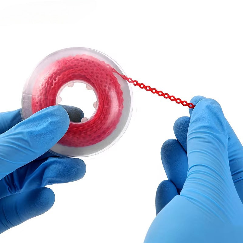 15Feet/ Pcs Dental Orthodontic Spool Elastic Rubber Band Power Chains Tie High Strength Ultra Power Chains