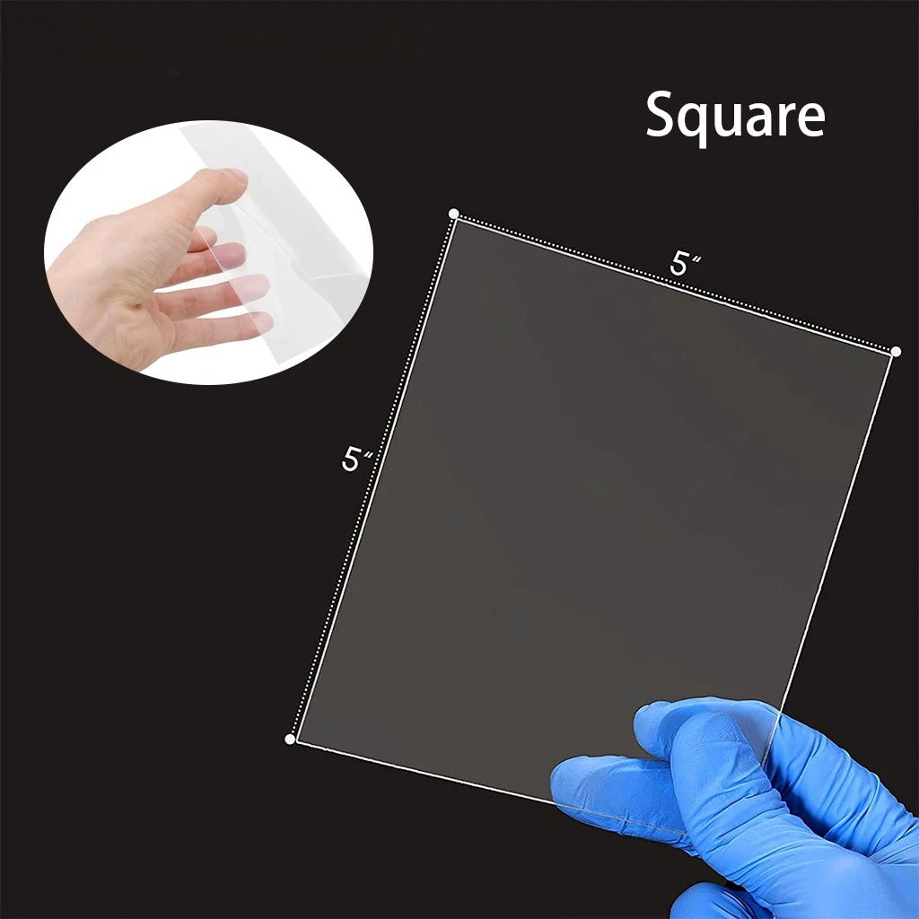 Dental Vacuum Forming Sheets Lab Splint Thermoforming Materials Hard Soft Orthodontic Retainer Slice Square 0.6/0.8/1.0/1.5mm