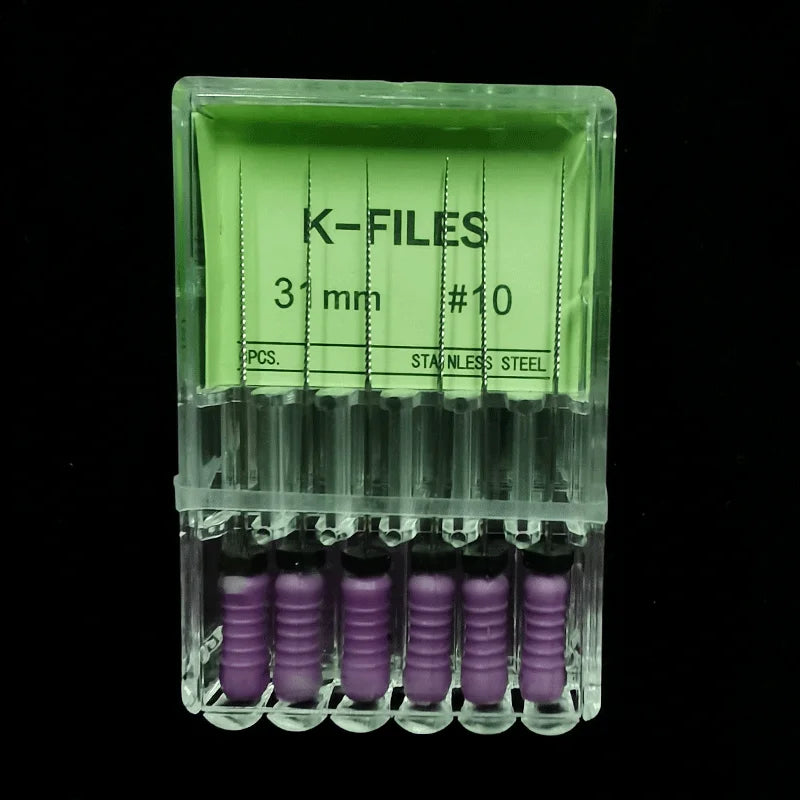Dental Tools Root Cannal Endo K File 21mm 25mm 31mm Stainless Steel Endodontic Instruments Dentist Dentistry Odontologia