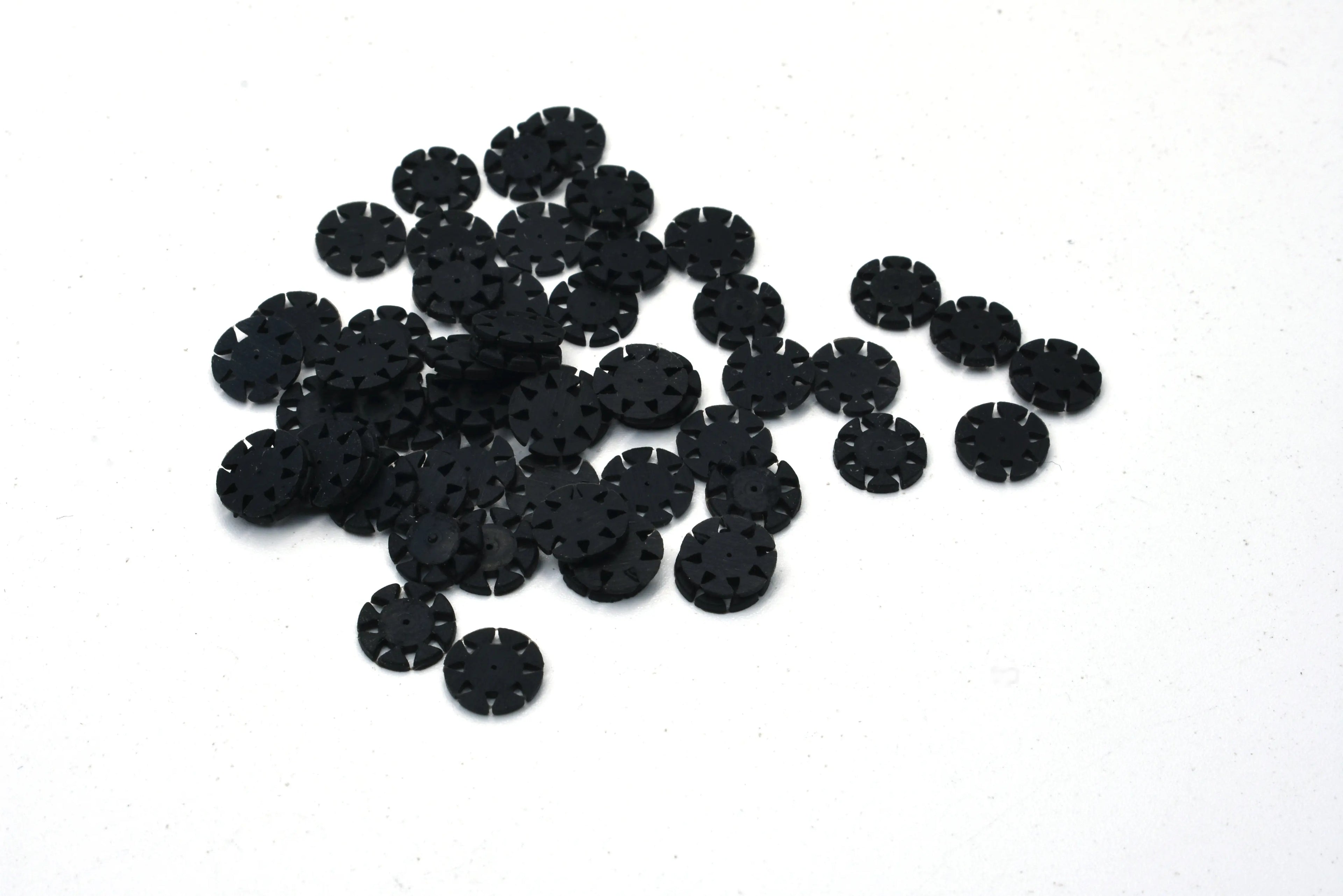 100pcs Dental Endo Files Stopper Flower Disinfection Marking Circle Dental Ring Counters For  Endodontics Files Dentistry