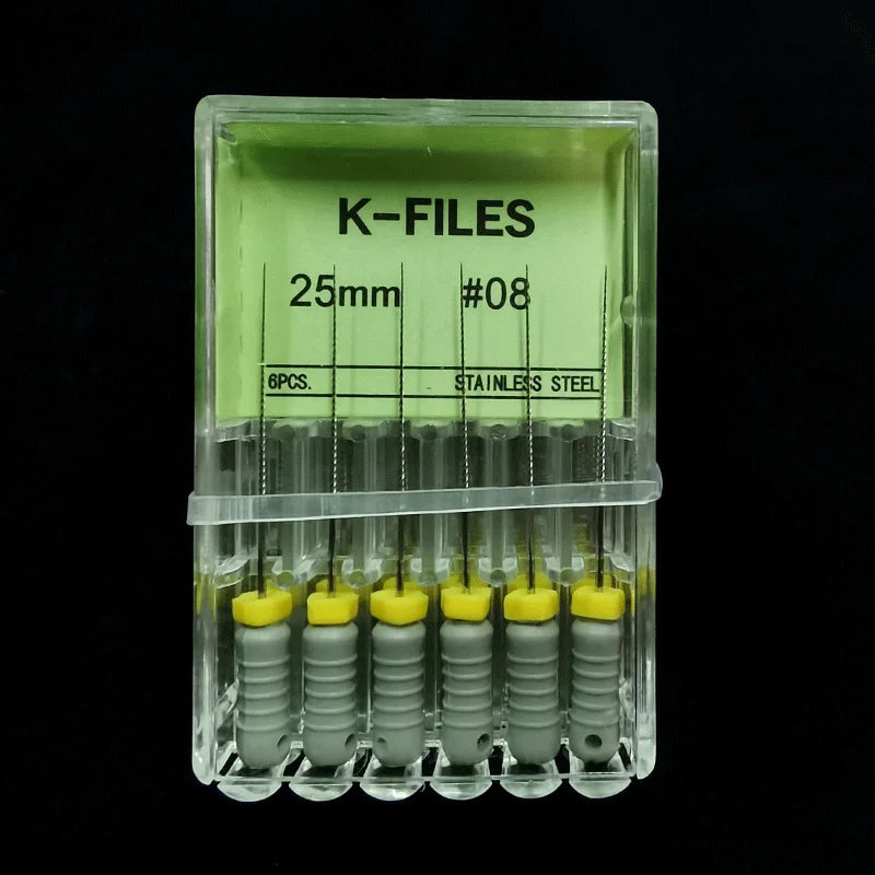 Dental Tools Root Cannal Endo K File 21mm 25mm 31mm Stainless Steel Endodontic Instruments Dentist Dentistry Odontologia
