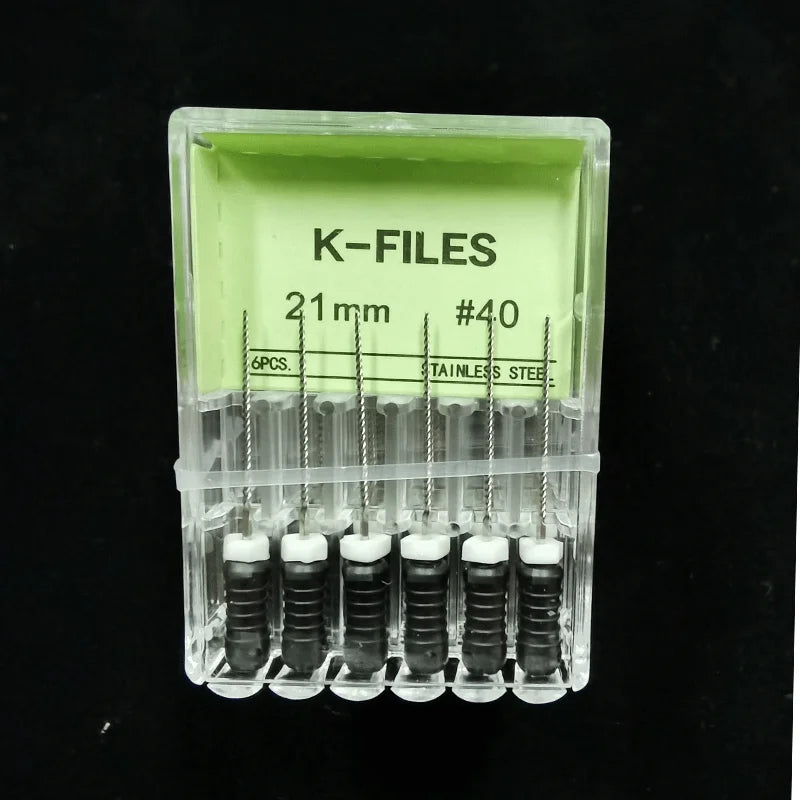 Dental Tools Root Cannal Endo K File 21mm 25mm 31mm Stainless Steel Endodontic Instruments Dentist Dentistry Odontologia