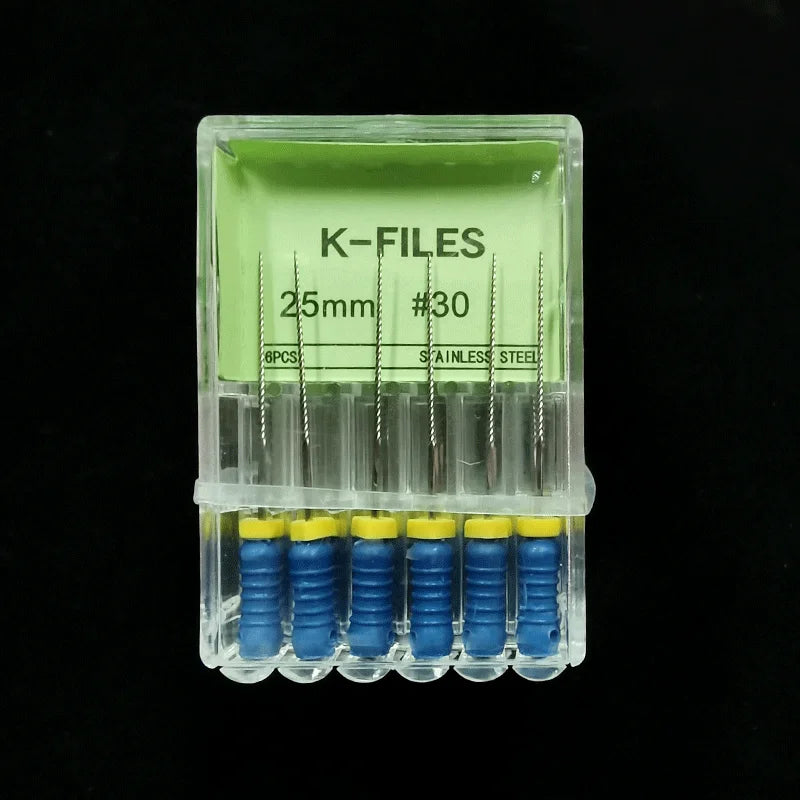 Dental Tools Root Cannal Endo K File 21mm 25mm 31mm Stainless Steel Endodontic Instruments Dentist Dentistry Odontologia
