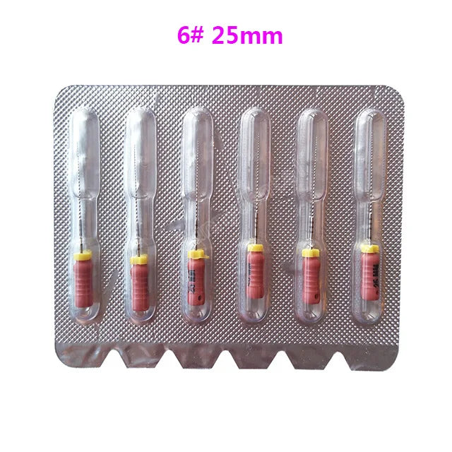 Dental C+ files Endodontic C-pilot files Stainless Steel C Files 6-10# 6pcs/pack Root Canal Files 25mm For Endodontic Dentistry