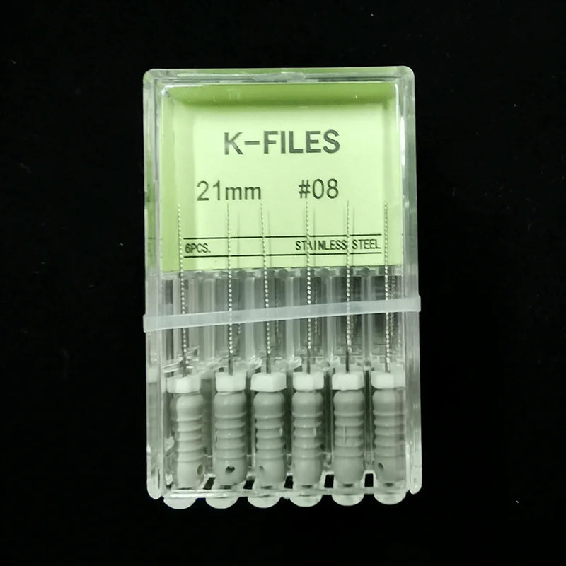 Dental Tools Root Cannal Endo K File 21mm 25mm 31mm Stainless Steel Endodontic Instruments Dentist Dentistry Odontologia