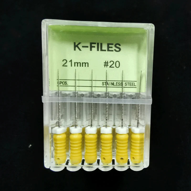 Dental Tools Root Cannal Endo K File 21mm 25mm 31mm Stainless Steel Endodontic Instruments Dentist Dentistry Odontologia