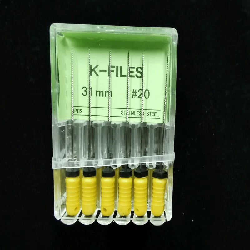 Dental Tools Root Cannal Endo K File 21mm 25mm 31mm Stainless Steel Endodontic Instruments Dentist Dentistry Odontologia