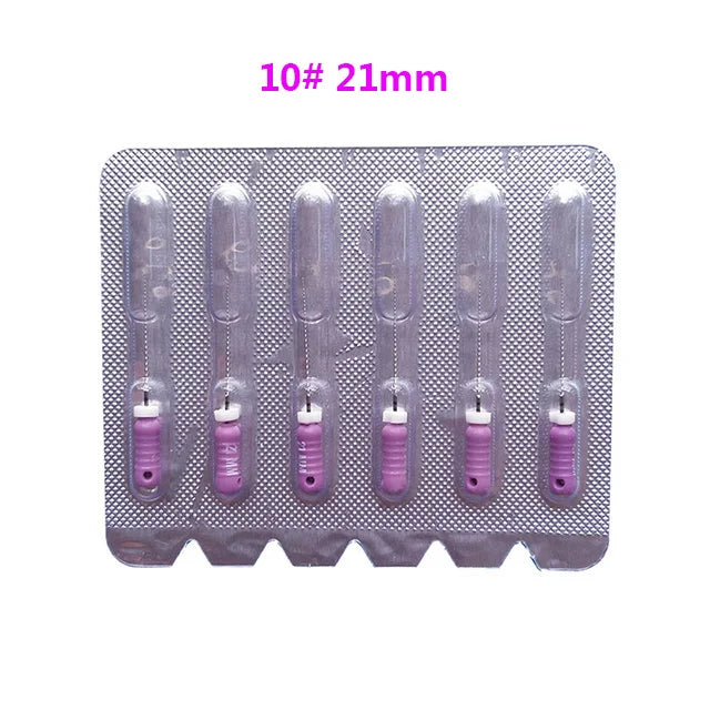 Dental C+ files Endodontic C-pilot files Stainless Steel C Files 6-10# 6pcs/pack Root Canal Files 25mm For Endodontic Dentistry