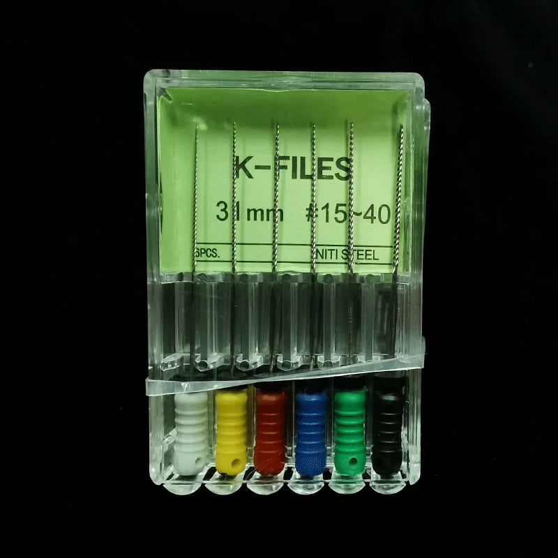 Dental Tools Root Cannal Endo K File 21mm 25mm 31mm Stainless Steel Endodontic Instruments Dentist Dentistry Odontologia