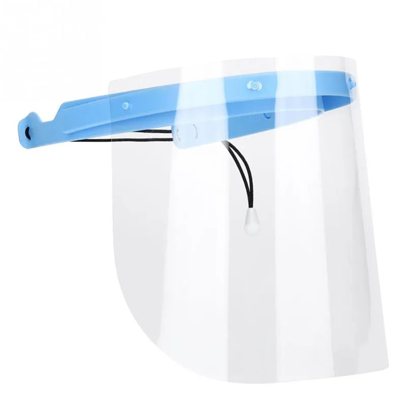 Dental Protective Face Dental Face Shield with 10pcs Detachable Face Shield Anti-Fog Dustproof Replacement Covers Dentist Tools