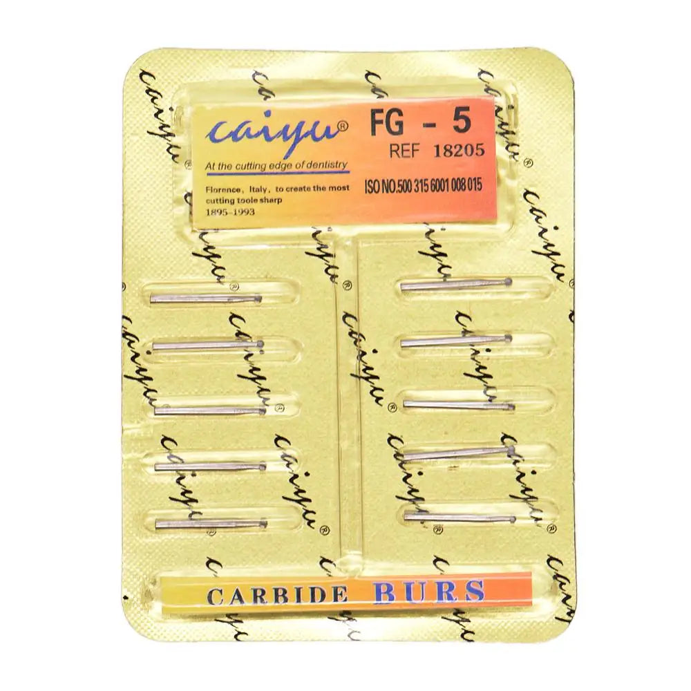 10 Pcs Dental Tungsten Steel Carbide Burs for High Speed Handpiece Bit Inverted Cone Bur/Fissure,10 Size Choosable