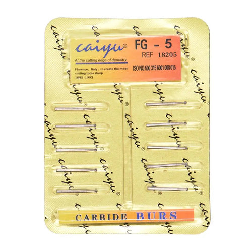 10 Pcs Dental Tungsten Steel Carbide Burs for High Speed Handpiece Bit Inverted Cone Bur/Fissure,10 Size Choosable