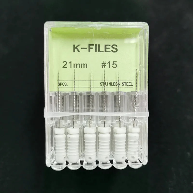 Dental Tools Root Cannal Endo K File 21mm 25mm 31mm Stainless Steel Endodontic Instruments Dentist Dentistry Odontologia
