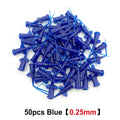 50pcs/bag 0.25/0.35mm Dental Irrigation Syringe Tip Calcium Hydroxide Delivery Needle Tips PVC Dentistry Lab Materials