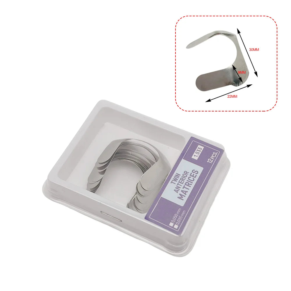 Dental Matrix Bands Twin Anterior Matrices Proximal Anterior Strips Dental Restoration Materials
