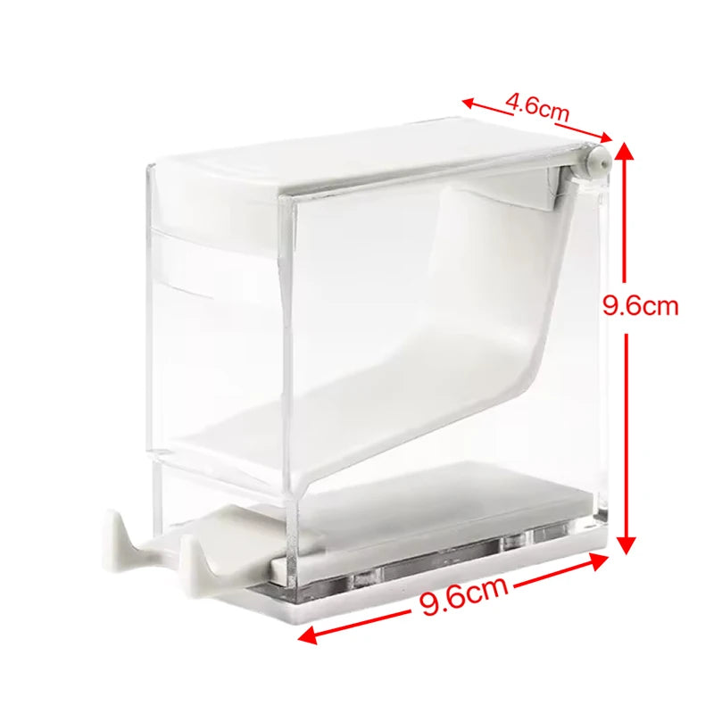 Dental Cotton Roll Dispenser Holder Press Type Box Holder Dental Swab Storage Box Dentistry Organizer Accessories Lab Supplies