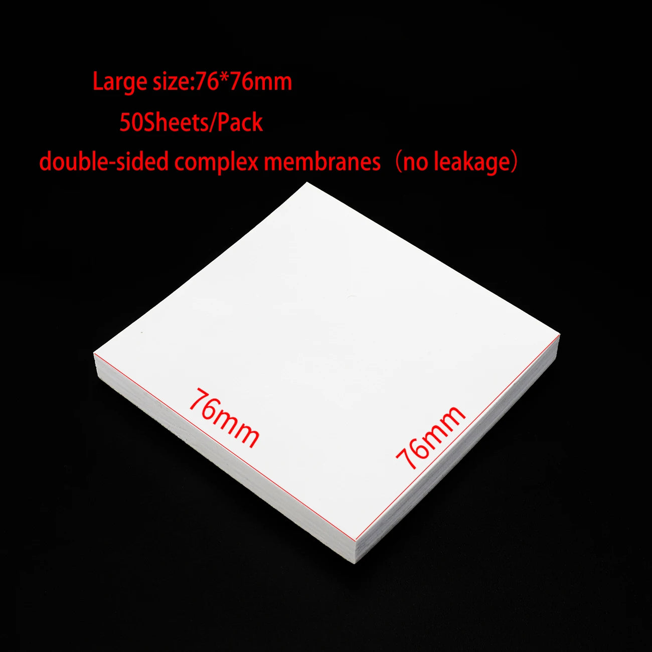 50Sheets/Pack Dental Disposable Mixing Paper Denture Laboratory Dentistry Tools Cement Powder Pad Dentist Material L/M/S