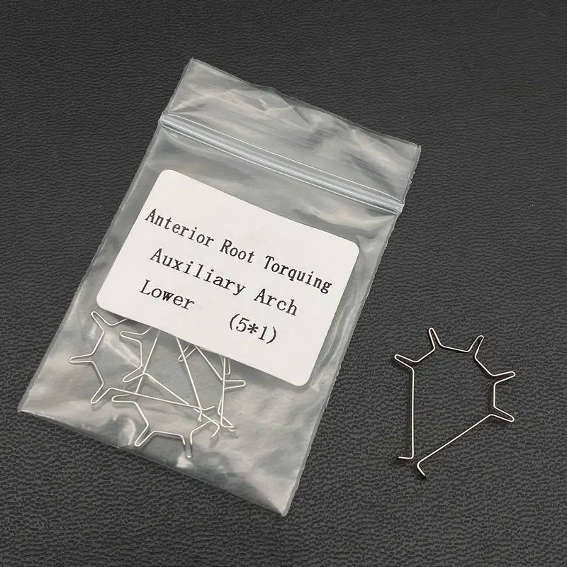 5pcs/pack Dental Anterior Root Torquing Auxiliary Arch Small Middle Large Orthodontic Accessories Dental Supplier