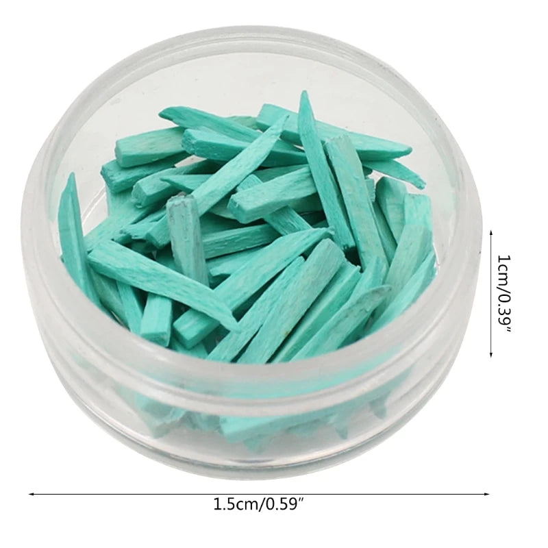 50Pcs Dental Interdental Wedge Wood Tooth Gap Wedge Specially Treated Tips Gum Protection Dentist Disposable Supplies
