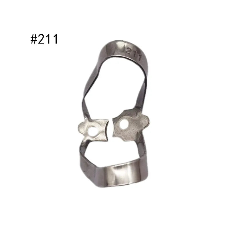 1Pc Dental Rubber Dam Clamps Endodontic Restorative Barrier Clips Stainless Steel Frame Holder for Molar Teeth Dentist Material