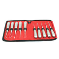 10pcs Dental Elevator Teeth Extraction Tooth Extracting Forceps Stainless Steel Curved Root Lift Elevator Dentist Surgical Tools