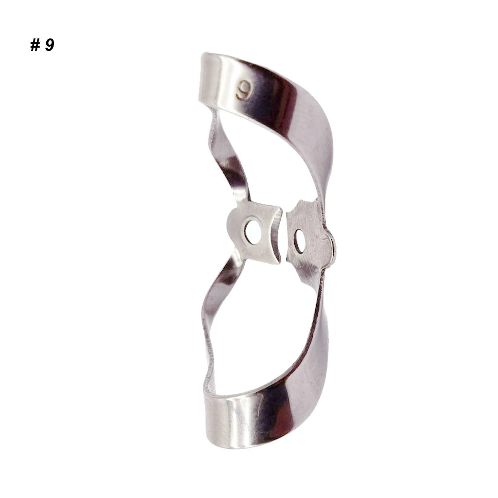 1Pc Dental Rubber Dam Clamps Endodontic Restorative Barrier Clips Stainless Steel Frame Holder for Molar Teeth Dentist Material