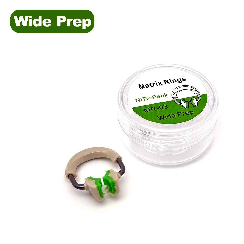 Dental Matrix Bands NITI Metal Matrices Clamp Ring Sectional Contoured Matrix System Clamping Dentist Tools Dentistry Material