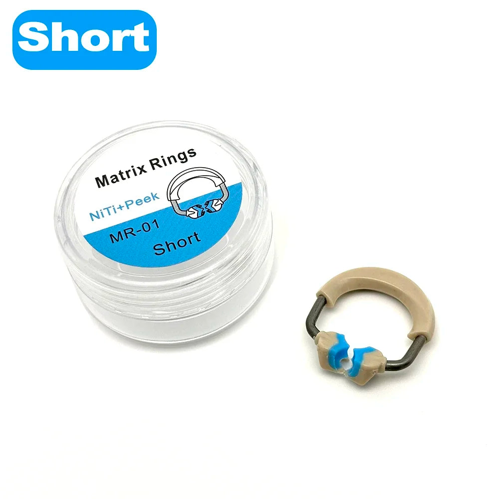 Dental Matrix Bands NITI Metal Matrices Clamp Ring Sectional Contoured Matrix System Clamping Dentist Tools Dentistry Material