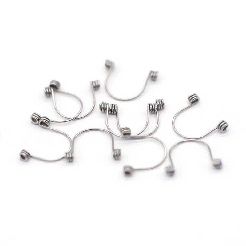 10Pcs/Pack Dental Torque Springs Orthodontic Anterior Teeth Torque Springs Rectangular Big/Small/Middle Stainless Steel Spring