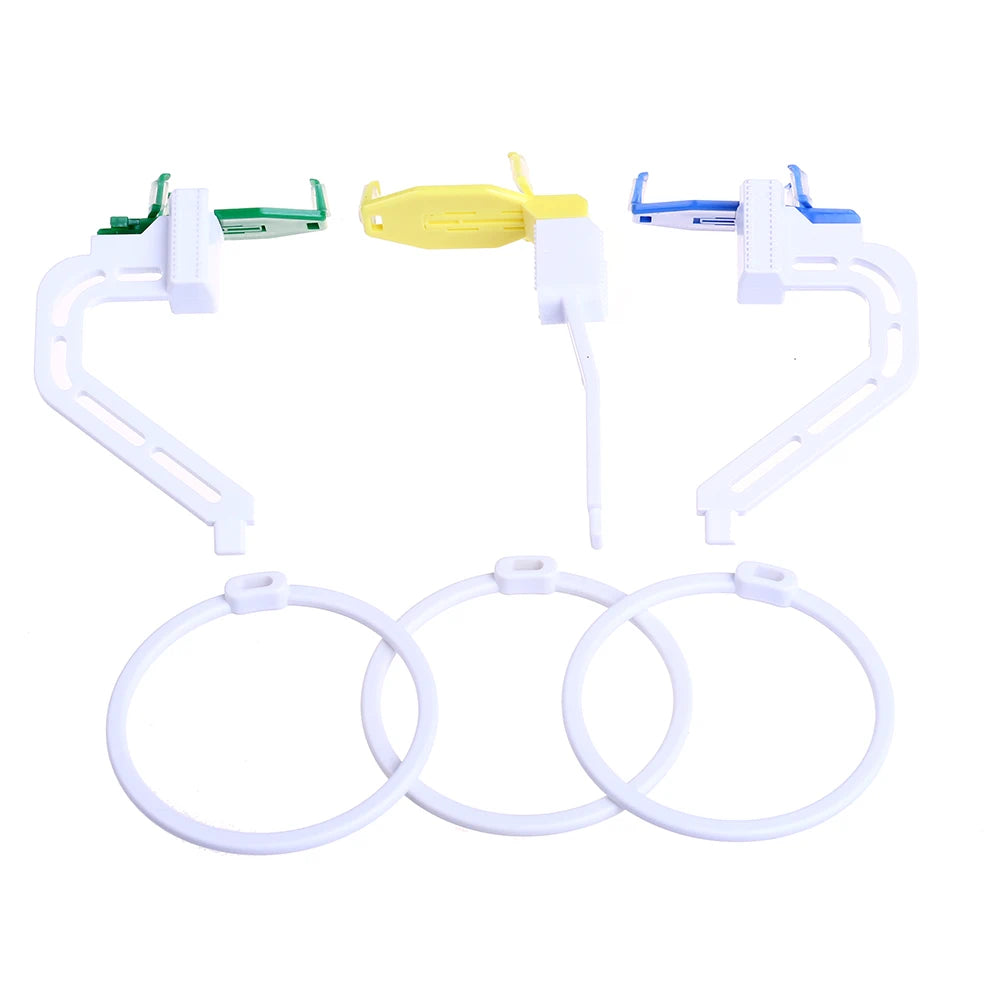 3pcs/set Dental X-Ray Sensor Positioner Holder Dental Lab Digital X-Ray Film Locator Dentist Portable Plastic Positioning Tools
