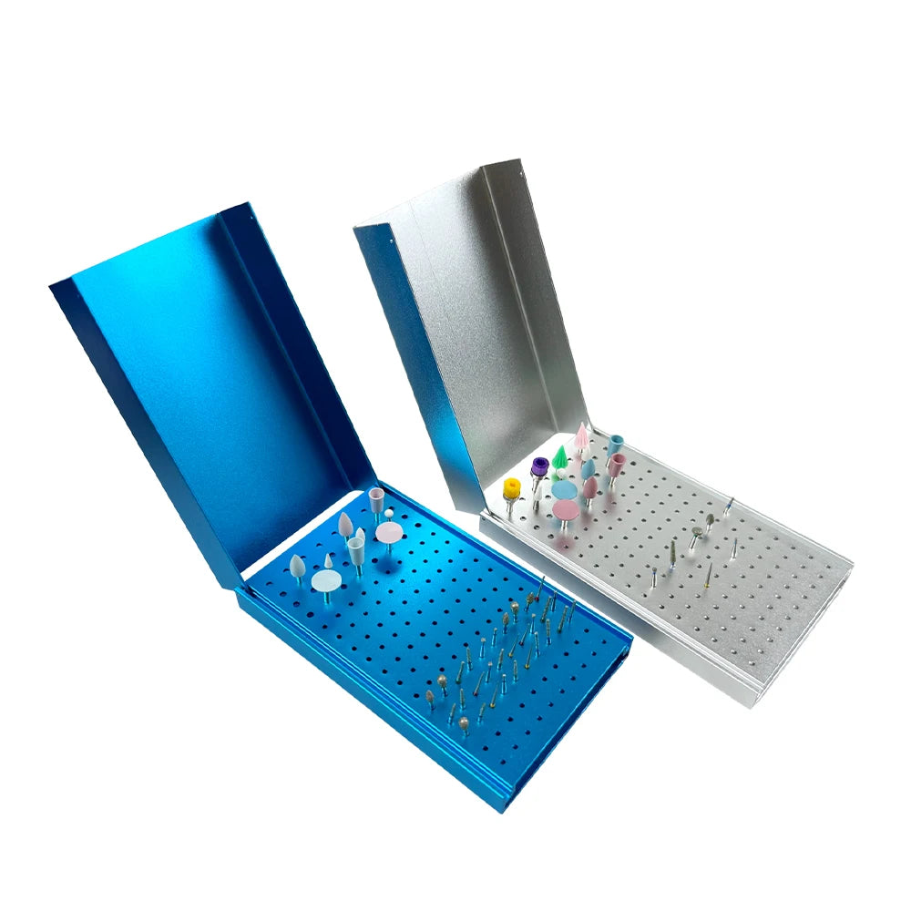 Dental Diamond Burs Drill Disinfection Block  30/52/86/152 Holes Heat-Resistant High Low Speed Burs Storage Organization Holder