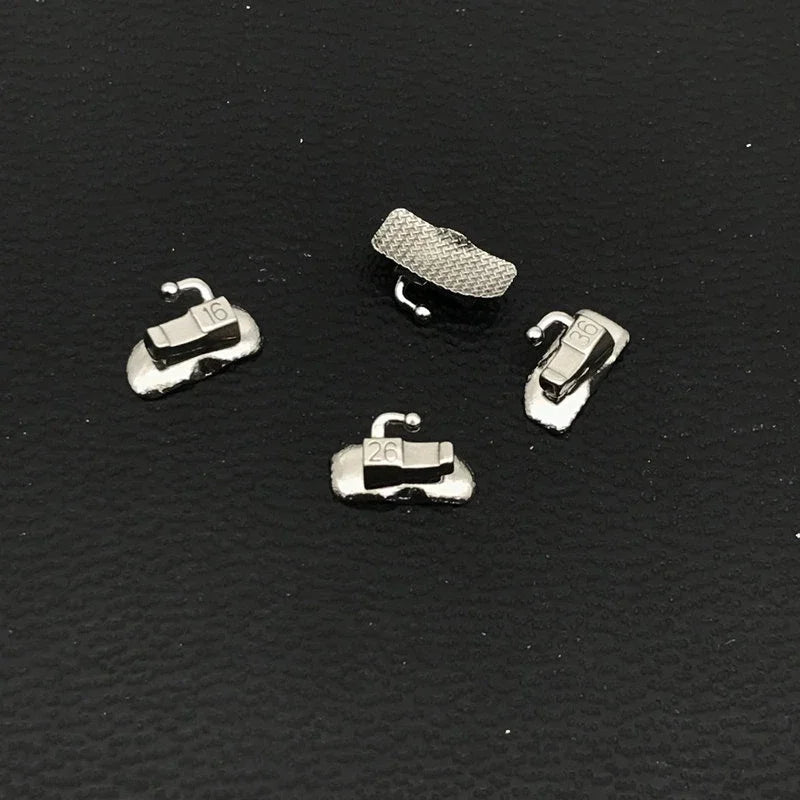10 Bags Dental Bondable Buccal Tube Mesh Base Tubes Roth/MBT/Edgewise 0.022 Orthodontic Materials
