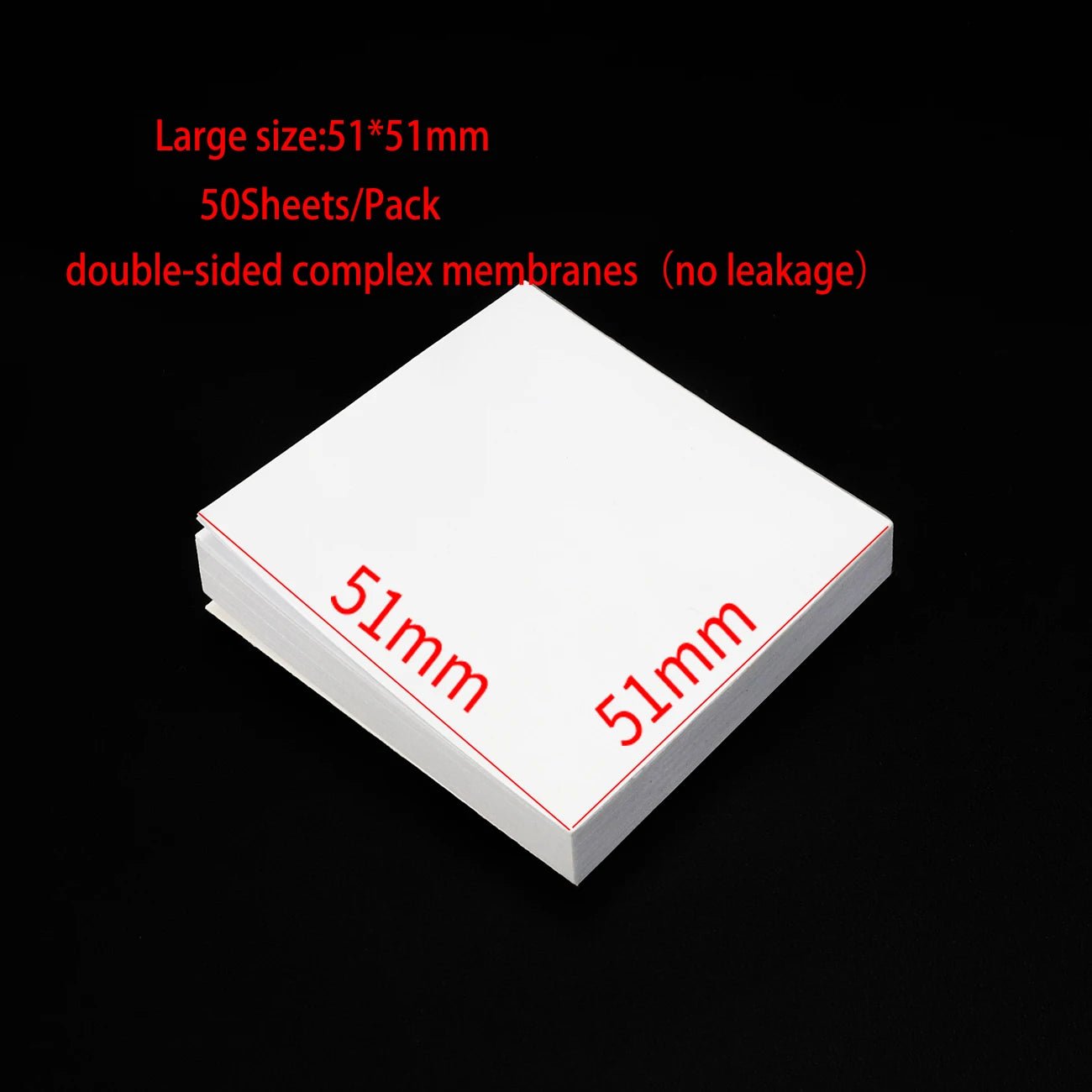 50Sheets/Pack Dental Disposable Mixing Paper Denture Laboratory Dentistry Tools Cement Powder Pad Dentist Material L/M/S