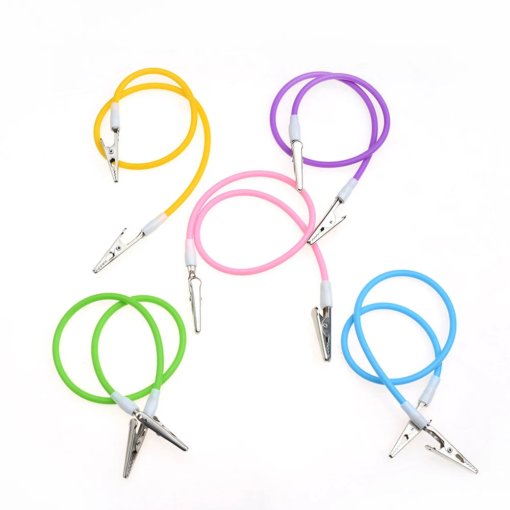 5 color Oral Dental Supplies Material Scarf Clip/Napkin Holders/Spring Rope Dentistry Material Napkin Holders Dental Tools