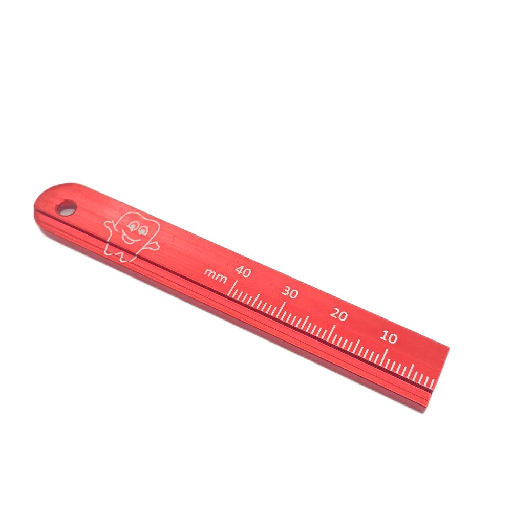 1Pc Colorful Aluminium Dental Endo Rulers Span Measure Scale Endodontic Finger Rulers Dentist Tools Materials