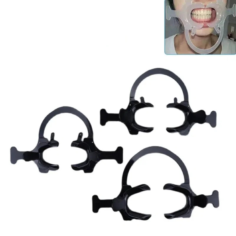 1pc Orthodontic Retractor Dental Photography Retractor Mouth Opener S/M/L Sizes Plastic C -Type Shape Dentistry Treatment Tools
