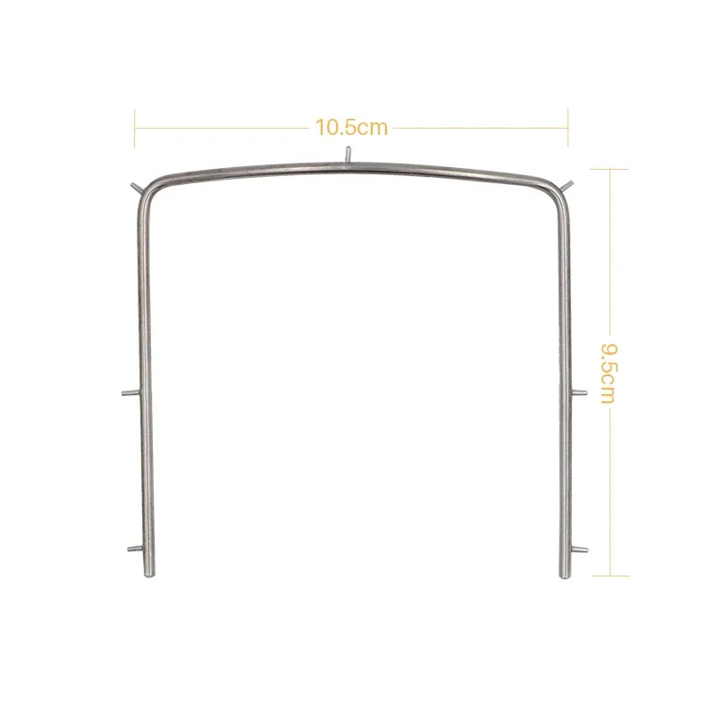 Stainless Steel Dentist Rubber Dam Frame Holder Instrument Autoclavable for Dental Lab Supplies