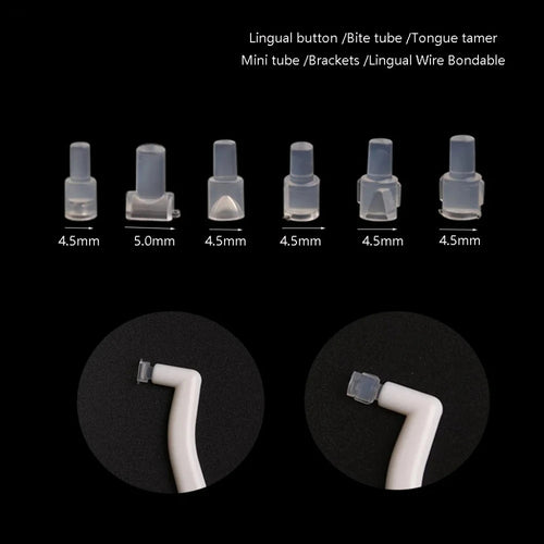 1 set Orthodontic Accessories Injesction Mould Dental Mini Lingual Button Mini Tube Brackets Mould for Making Tongue buckle