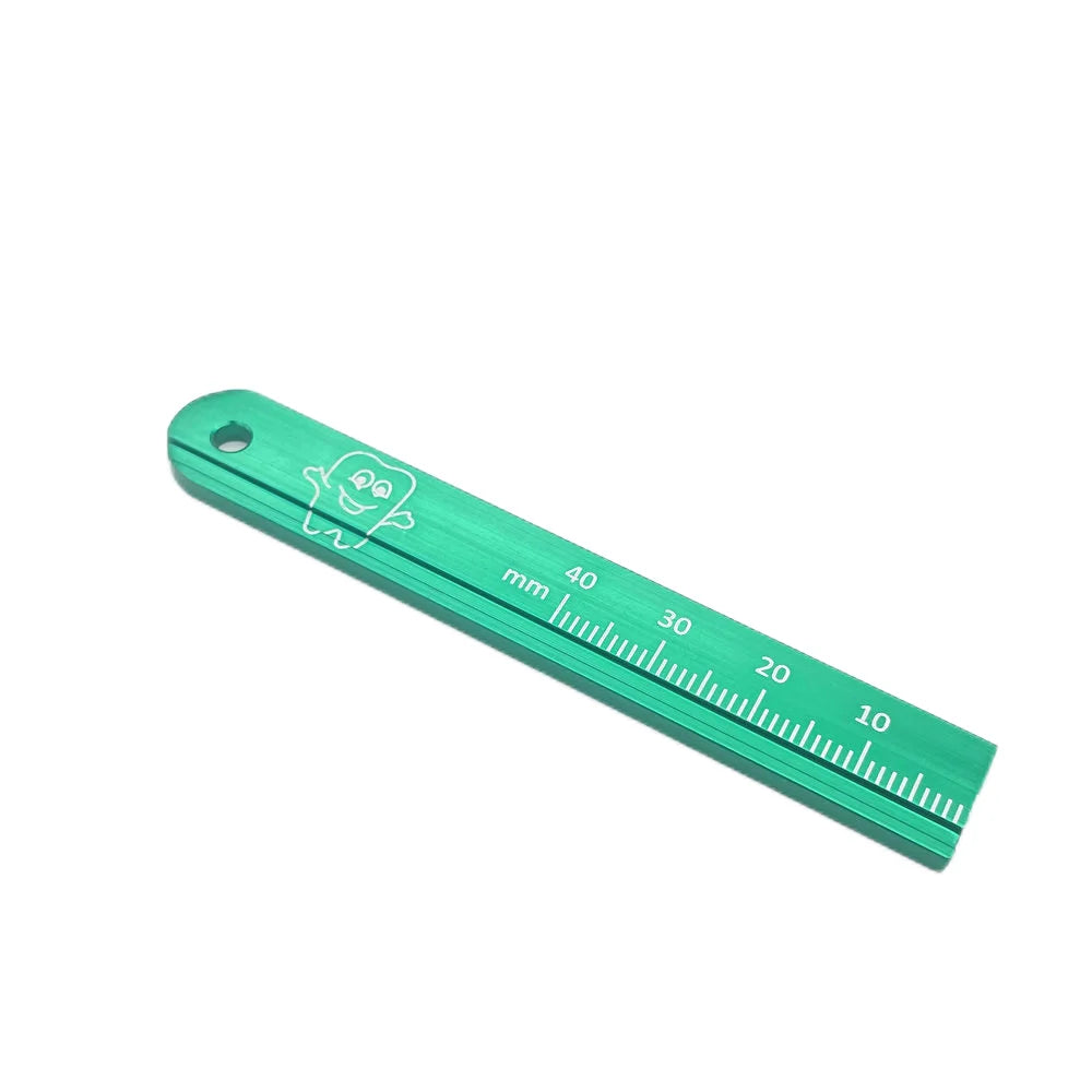 1Pc Colorful Aluminium Dental Endo Rulers Span Measure Scale Endodontic Finger Rulers Dentist Tools Materials