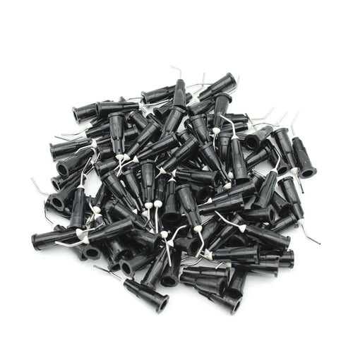 100pcs Needle Tips Dentistry Resin Acid Reagent Delievery Syringe Tip Dental Tooth Cleaning Oral Care Odontologia Probent