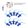 10pcs Disposable Rinse Tips for Irrigation Syringe Teeth Whitening Flexible Composite Resin Rinse Tip Endo Dental Tool