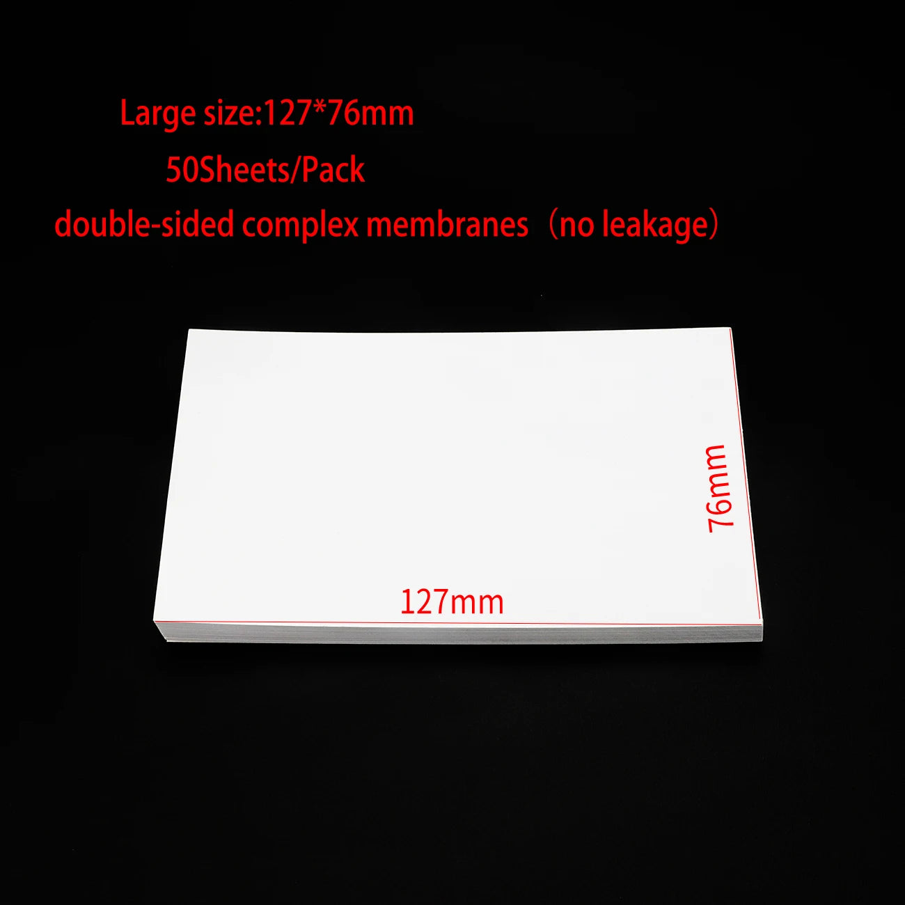 50Sheets/Pack Dental Disposable Mixing Paper Denture Laboratory Dentistry Tools Cement Powder Pad Dentist Material L/M/S