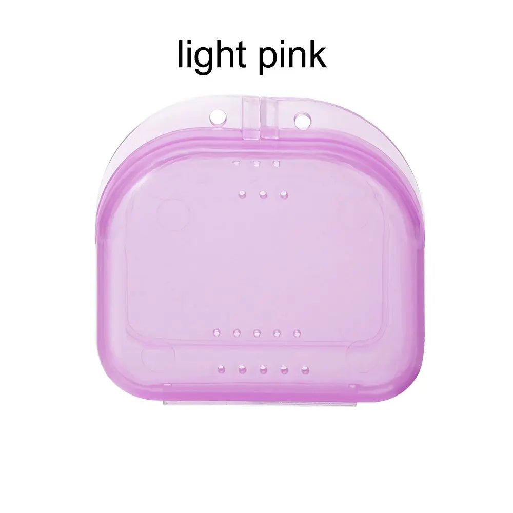 1Pcs Dental Retainer Orthodontic Mouth Guard Denture Storage Case Box Plastic Oral Hygiene Supplies Organizer Accessories